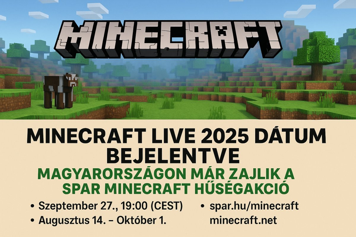Jó hír a Minecraft játékosok részére